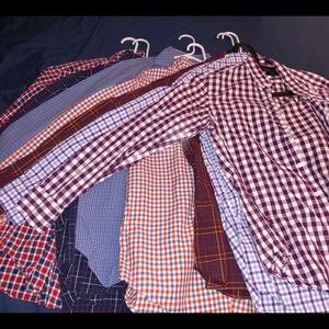 Seven gently worn J. Crew and Ralph Lauren shirts